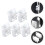 5Ud Soportes Adhesivos De Silicona Para Ducha, Ajustable 2