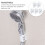 5Ud Soportes Adhesivos De Silicona Para Ducha, Ajustable 11