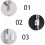 5Ud Soportes Adhesivos De Silicona Para Ducha, Ajustable 6