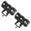 1Paire Phare Noir Pièce Aluminium Conduite 1
