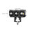 1Paire Phare Noir Pièce Aluminium Conduite 3