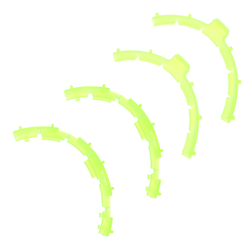 4Pièces Protection Tpu Vert Clair Pour Drone Durable