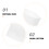 100Pièces Sacs Mousse Blancs En De Coton Pour Sécurisé 8