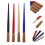 4Pièces Porte-Plume Rétro Couleurs Accessoire 3