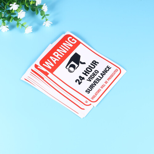 10Pièces D'alerte Autoadhésifs Résistants Pour Usage Extérieur 2