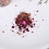 1Ensemble Décorations DIY Paillettes Plastique Rose Pour 9
