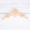 2Pièces Ornement Angle Sculpté Beige Pour Armoires 3