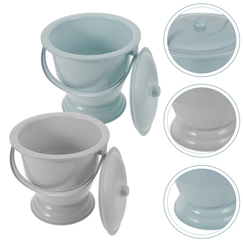 2St Antislip Plastic Po, Kamerpot Met , Voor Thuis 2