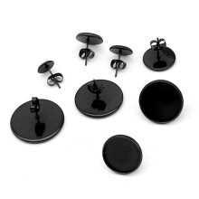 10Pièces Supports Boucles D'oreilles DIY Matériel Robuste