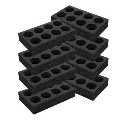 8Pièces Porte- Noir Epe Portable Pour Boissons Facile 2