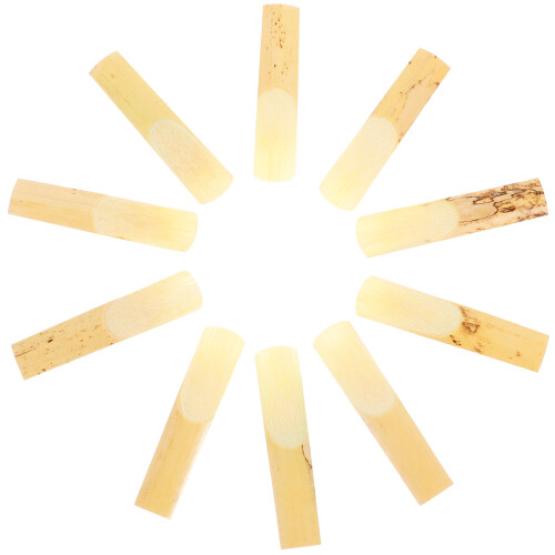10Pièces Anches Instrumentales Kaki En Pour Sax Et