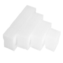 10St Schuim Hoesjes Voor Flespomp Transportbescherming Wit