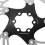1Ensemble Acier Aluminium Six Trous Noir 7