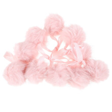 5St Roze Vilten Pom Poms Voor Knutselen En Kledingverfraaiing