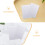 10Pièces Rubans Adhésifs Mousse Eva Blancs Haute Pour DIY 8