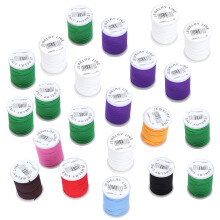 20Ud Cordón Nylon Para Joyería Multicolor Y De