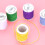20Ud Cordón Nylon Para Joyería Multicolor Y De 6