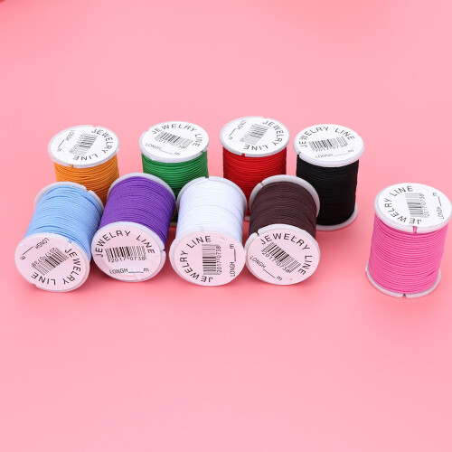 20Ud Cordón Nylon Para Joyería Multicolor Y De 2