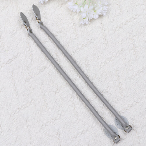 1Pair Durable Grey Handbag Strap for Tote Bag Replacement DIY 2