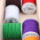 20Ud Cordón Nylon Para Joyería Multicolor Y De 8