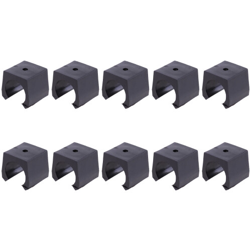 30Pièces Porte-Canne Noir Compact Installation Facile