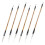 6Pièces Pinceaux Chinois Beige Naturel Pour Dessin 2