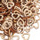 500Pièces Coeurs upés Naturel Beige Pour Table 9