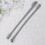 1Pair Grey Genuine Bag Handle Thickened Handbag Belt DIY Strap 2