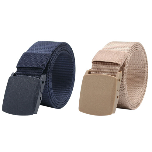 2Pièces Ceinture Toile Ajustable Pour Outdoor Exploration