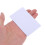 250Pièces Cartes PVC Blanches Chip Pour Impression Badge 4