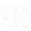 20Pcs Portable Nets White Plastic Bottle Covers 6