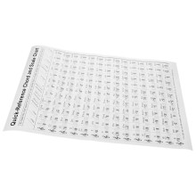 Poster Accordi Arpa Bianco Carta Resistente Per