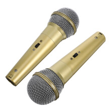 2Pièces Microphone Jouet En Plastique Réaliste Pour Scène Et Déco