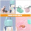 8Pièces Étuis Durable En PP Multifonction Pour Bébé Voyage 8