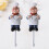 2Pièces Crochet Mural Résine Chef Cartoon Perçage 4