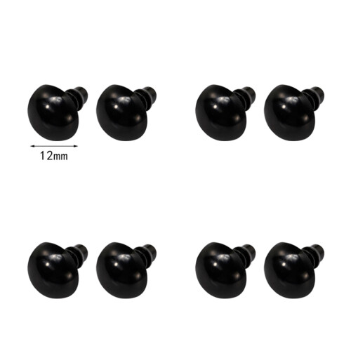 200Paia Occhi Neri Per DIY Occhi Sicuri Resistenti 1