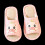 Pantoufles Enfants Rose Cartoon Durable Et Confortable 6