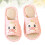Pantoufles Enfants Rose Cartoon Durable Et Confortable 7