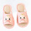 Pantoufles Enfants Rose Cartoon Durable Et Confortable 8