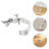 12Pcs Heavy Duty Silver Aluminum Truss Hooks for Stage Lighting Setup 10