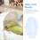 Blue Cotton Sheets Set Skin-Friendly for Bed 9