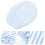 Blue Cotton Sheets Set Skin-Friendly for Bed 6
