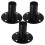 3Pcs Black Aluminum Speaker Stands with Shock Absorption Brackets 11