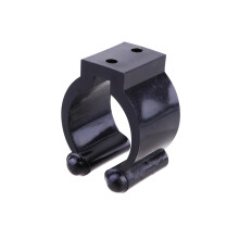 20Pcs Black Fishing Rod Holder Rack Wall Clip Easy Install Durable