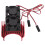 Dissipateur Rouge Aluminium Double Ventilateurs Pour Rc 9