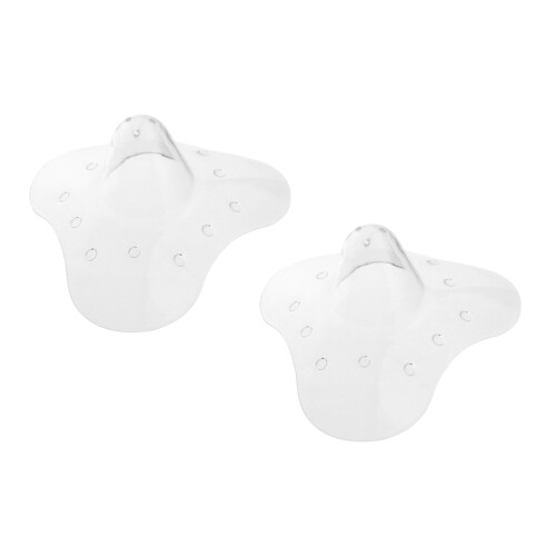 2Pièces Écrans D'allaitement Silicone Protecteurs Transparent