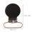 10Pz Clip Regolatori Nero in Metallo Per Bretelle E Ciucci Resistente 2