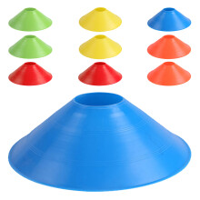 10Pz Dischi Coni Per Calcio Robustei in Pe Sportivo Multicolor