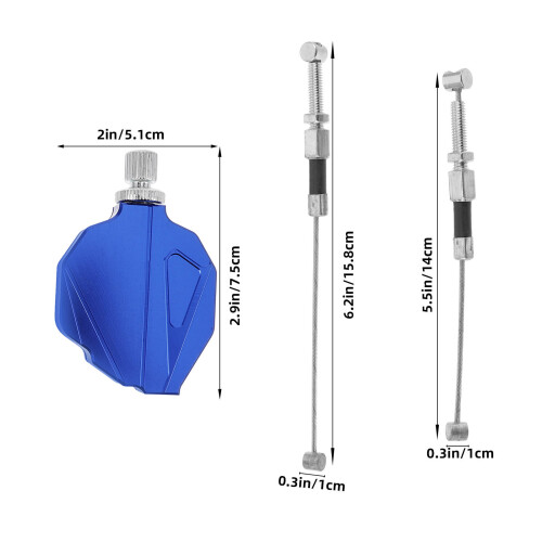 1Set Leva Design Ergonomico in Alluminio 1