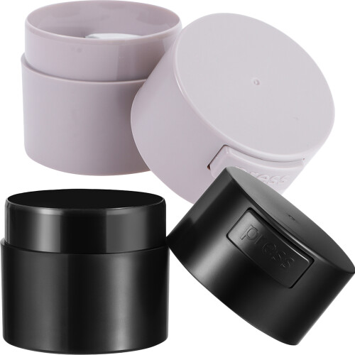 2Pcs Ps Lash Glue Storage Jars Assorted Colors for Home Use Durable 2